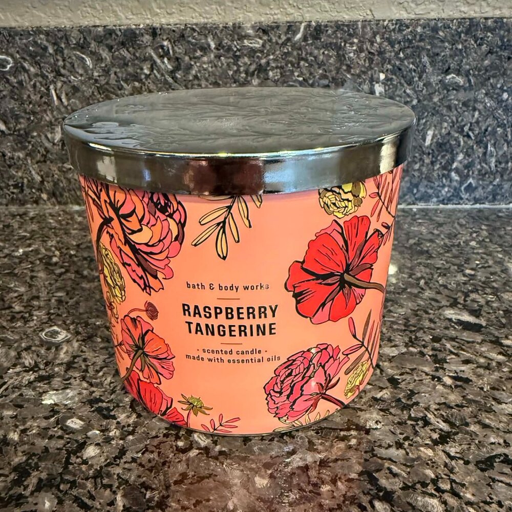Bath & Body Works 3-Wick Candle Raspberry Tangerine 14.5oz